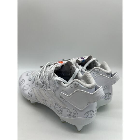 Adidas Freak 22 Big Mood Football Cleats White Silver Emoji GX7983 Size 10 New - Picture 8 of 16